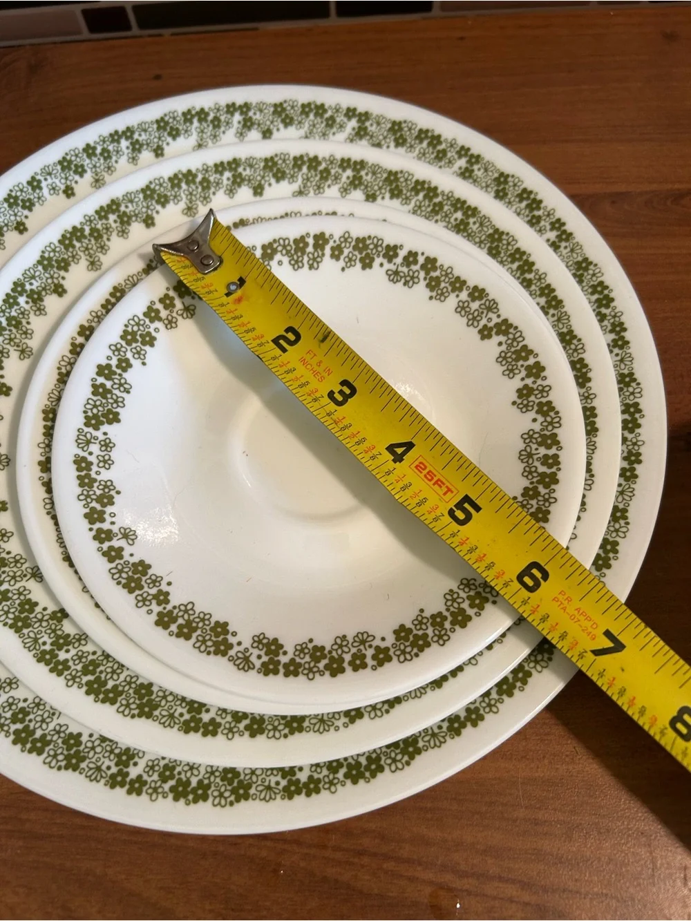 Vintage Corelle Spring Blossom Crazy Daisy 5 pc Place Setting